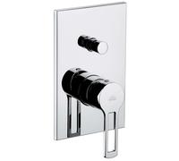 Paffoni Ringo - Robinet de douche à encastrer avec interrupteur, chrome RIN015CR