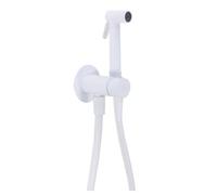 Paffoni Ringo West - Ensemble mitigeur encastré avec douchette de bidet, blanc mat ZDUP110BO