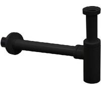 Paffoni Ringo West - Siphon de lavabo 1 1/4, bonde 32 mm, noir mat ZACC240NO