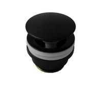 Paffoni Ringo West - Vidage de lavabo refermable Click-Clack 1 1/4, noir mat ZSCA050NO