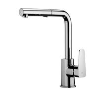 Paffoni Sly - Mitigeur d’évier avec douchette extractible, chrome SY285CR