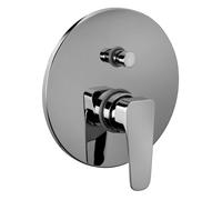 Paffoni Sly - Mitigeur de douche encastré avec inverseur et corps d’encastrement, chrome SY015CR