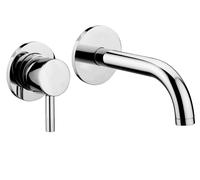 Paffoni Stick - Mitigeur de lavabo encastré avec corps d’encastrement, installation 2 trous, chrome SK007CR70