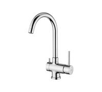 Paffoni Stick - Mitigeur d'évier avec vanne d'arrêt, chrome SK184CR