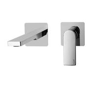 Paffoni Tango - Mitigeur de lavabo encastré avec corps d’encastrement, installation 2 trous, chrome TA106CR70