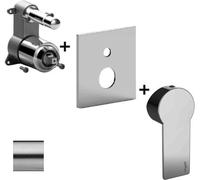 Paffoni Tango - Mitigeur encastré pour 2 sorties, inox TABOX015ST/M