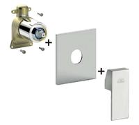 Paffoni West - Mitigeur encastré pour 1 sortie, chrome WSBOX010CR