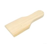 Pagaie en bois d'argile pour la fabrication de poterie - Outil incurvé pour aplatir les boules de boue et façonner des théières - Aide à la sculpture à la main 18 cm