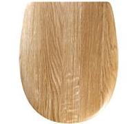 Pagette Olfa Ariane WC siège 950-1136 chêne blanchi mat, avec couvercle