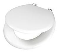 Pagette Olfa tradition +7 WC siège 770-0001 blanc , avec revêtement, blanc en acier inoxydable