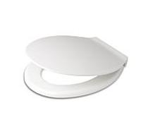 Pagette Pagette Exklusiv WC siège 790821601 noir, avec revêtement, fixation en acier inoxydable