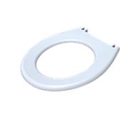 Pagette Pagette Spezial WC siège 790910101 noir, sans housse, fixation plastique