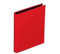 classeur à anneaux 'Basic Colours', rouge, format A5,