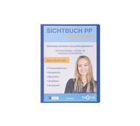 PAGNA 21011-07 Classeur A4 PP Office avec poche avant bleue