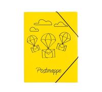 PAGNA 21603-15 Classeur à élastique A4 PP avec 3 rabats Jaune