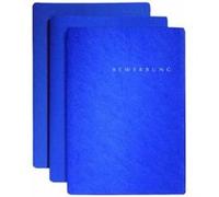 Pagna 22028-02 kit de candidature avec 3 pochettes 2 baguettes de reliure et 3 pochettes dexpédition (bleu) G