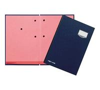 Pagna 24202-02 Porte-signatures 20 pièces avec couverture écologique en carton effaçable rose et bleu