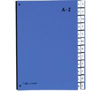 PAGNA 24249-02 Pagna - Gliederungsordner - 24 Fächer - 24 Teile carton dur bleu DIN A4 Nombre de compartiments: 24 A-Z