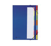 Trieur DESKORGANIZER Color, 7 poches, bleu