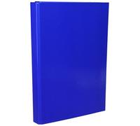 Pagna Boîte pour carnets A4 3 X élastique intérieur se plie avec support, Bleu