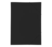 PAGNA Chemise à élastique Trend Colours A3 polypropylène 3 rabats Noir
