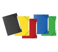 PAGNA Coool Basic 41811-00 Lot de 5 classeurs en polypropylène 5 compartiments assortis