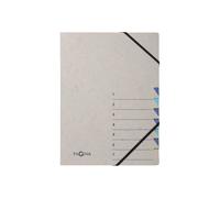 Pagna Easy Gray Trieur 7 Compartiments 7 Positions A4 À Onglets Bleu