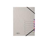Pagna Easy Gray Trieur 7 Compartiments 7 Positions A4 À Onglets Violet