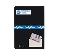 Pagna Lot de 20 chemises avec couverture colorée et dos extensible Noir