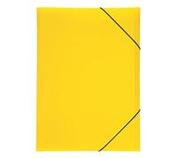 Pagna Lucy Couleurs Dossier avec à élastique Fasteners A3 polypropylène 3 Inside Flaps Jaune