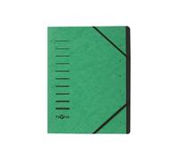 Pagna Office - Trieur - 7 Compartiments - 7 Positions - 5 Mm - A4 - À Onglets - Vert