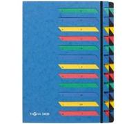 Pagna Deskorganizer Classic Classeur à 24 compartiments A-Z Bleu