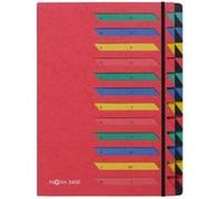 Pagna ordnungsmappe deskorganizer a-z, 24 fcher, rot ------------------ fr den markt: d l a ch -----------din a4, aus pre G
