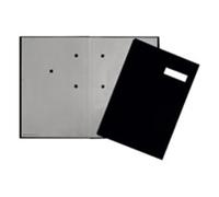 Pagna Parapheur en lin avec dos flexible 5 feuilles