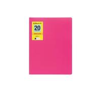 PAGNA School 21012-34 Porte-vues en polypropylène Rose foncé Format A4