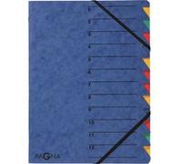 PAGNA P2413102 bleu DIN A4 carton aggloméré Nombre de compartiments: 12