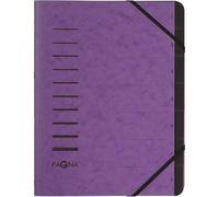 PAGNA Trieur Sorting File – 7 compartiments – Aubergine