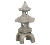 Pagode déco extérieure Uchi H.66 5cm magnésie gris