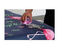 PAHION Drap-Housse Imperméable Poche Profonde 30cm Doux Brossé Microfibre Imprimé Literie Entretien Facile Antidérapant pour Simple Double King Twin Full Queen