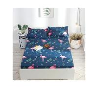 PAHION Drap-Housse Imperméable Poche Profonde 30cm Doux Brossé Microfibre Imprimé Literie Entretien Facile Antidérapant pour Simple Double King Twin Full Queen
