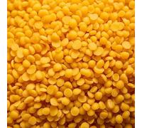 PAIKIUU Granulés de cire d'abeille jaune biologique 100 % naturelle - 1,3 kg - Qualité cosmétique, filtré en six étapes et sans résidus - Pour la fabrication de bougies, baume à lèvres, savon, soins