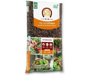 Paillage Potager Or Brun, 4 Actions, 50 L, OBRPFPO50N