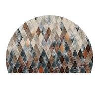 Paillasson absorbant, antidérapant, moderne, motif géométrique abstrait, grattoir, pour entrée, intérieur/extérieur