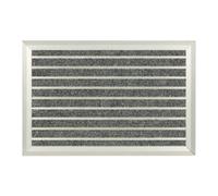 Paillasson aluminium tapis d'entrée léger résistant paillasson d'entrée 1,8 kg
