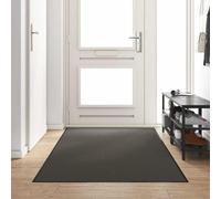Paillasson anthracite et noir 120 x 250 cm en polyamide et PVC | 100 % polyamide, robuste, intérieur et extérieur, rectangulaire, sans montage, facile d'entretien