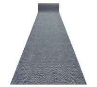 Paillasson antidérapant pour les mètres courants 100 cm MAGNUS 2954 Zigzag extérieur intérieur gris 100x780 cm