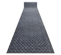 Paillasson antidérapant pour les mètres courants 100 cm VECTRA 902 Liverpool extérieur intérieur sur caoutchouc - gris clair 100x100 cm