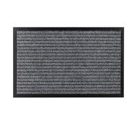 Paillasson antidérapant pour les mètres courants DURA 2862 extérieur intérieur sur caoutchouc - gris 50x80 cm