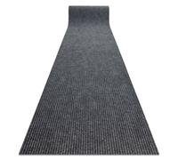 Paillasson antidérapant pour les mètres courants GIN 2126 Liverpool extérieur intérieur sur caoutchouc - gris 120 cm 120x930 cm