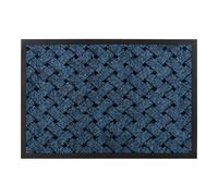 Paillasson antidérapant VECTRA 0800 extérieur intérieur bleu 40x60 cm